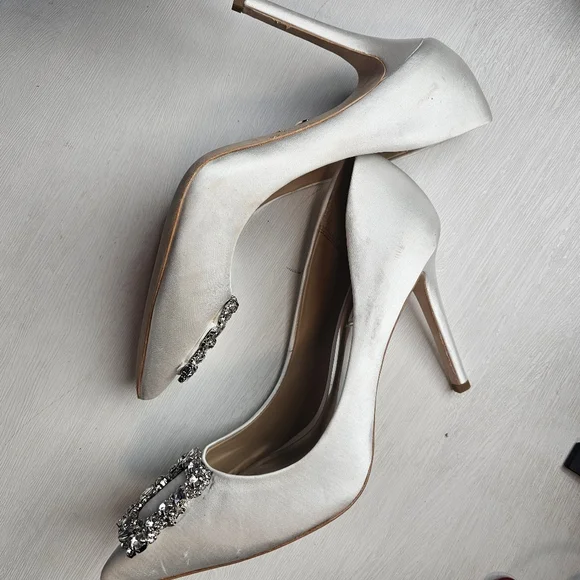 Badgley Mischka Women's Cher Pump - WHITE - Picture 5 of 7